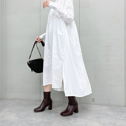 【&soiree】キャンブリックレースワンピース 韓国 ワンピース オフィスカジュアル