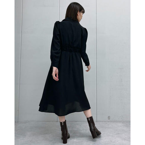 【&soiree】開襟ロングワンピース