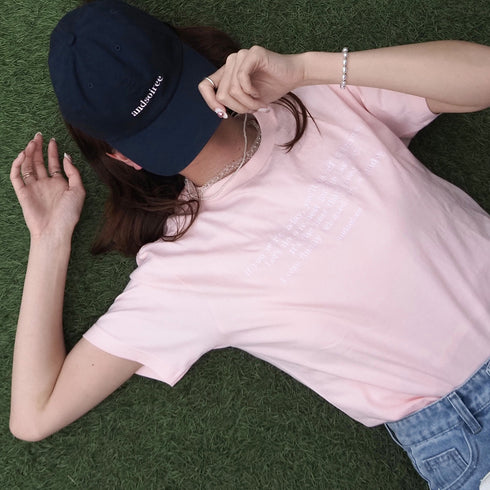 【&soiree】フロント刺繍Tシャツ