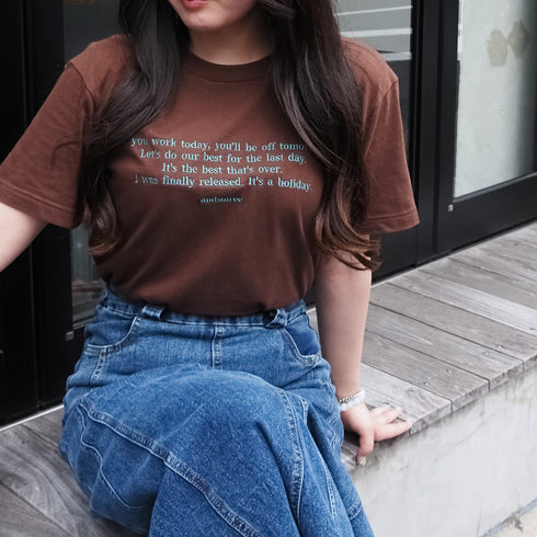 【&soiree】フロント刺繍Tシャツ