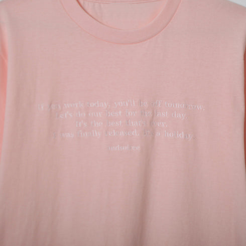 【&soiree】フロント刺繍Tシャツ