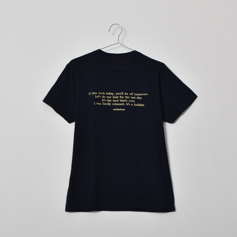 【&soiree】フロント刺繍Tシャツ