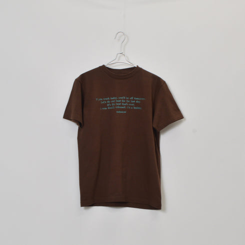 【&soiree】フロント刺繍Tシャツ