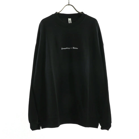 【MODISH GAZE】バック転写プリント ビッグスウェット トレーナー T/Cポンチ