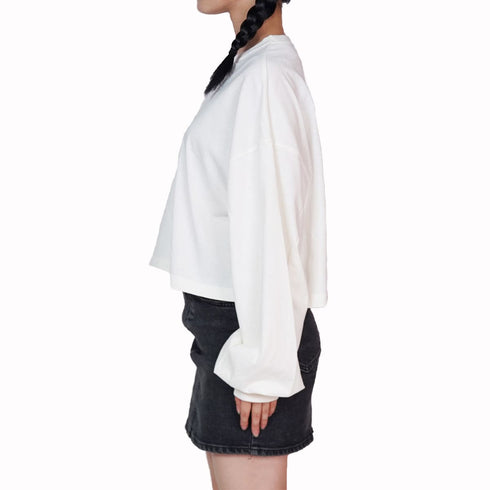 【spiritoso】アメリカンフラッグクロップドロンT