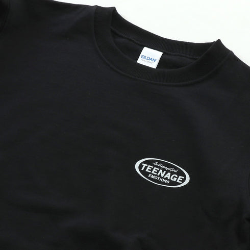 【MODISH GAZE】8.4oz 線画キャンディガールイラスト スウェットトレーナー