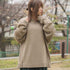 【MODISH GAZE】モヘアタッチアクリル オーバーサイズ クルーニット