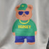 【MODISH GAZE】裏毛 クルーネック 長袖 BIG スウェット ストリート BEAR