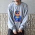 【MODISH GAZE】裏毛 クルーネック 長袖 BIG スウェット ストリート BEAR