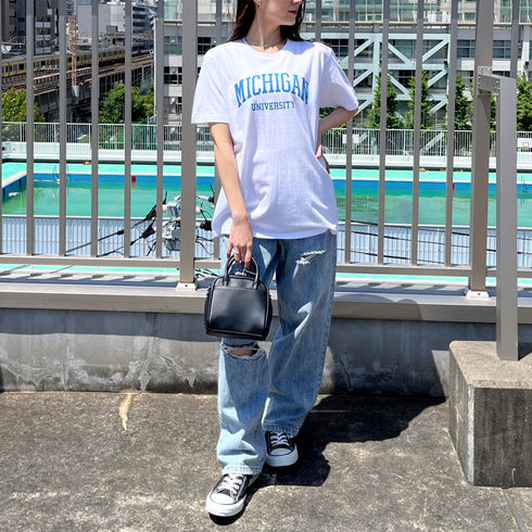 【spiritoso】MICHIGAN カレッジTシャツ