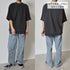 ピグメント裏毛ダメージスウェットTシャツ