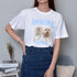 【MODISH GAZE】DOGプリントアニマルTシャツ