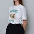 【MODISH GAZE】DOGプリントアニマルTシャツ