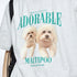 【MODISH GAZE】DOGプリントアニマルTシャツ