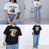 【MODISH GAZE】CATプリントアニマルTシャツ