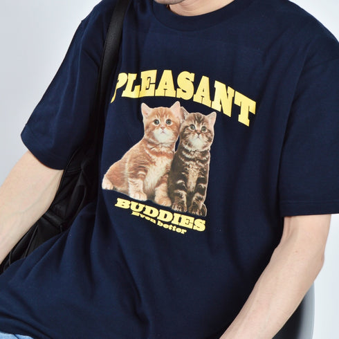 【MODISH GAZE】CATプリントアニマルTシャツ