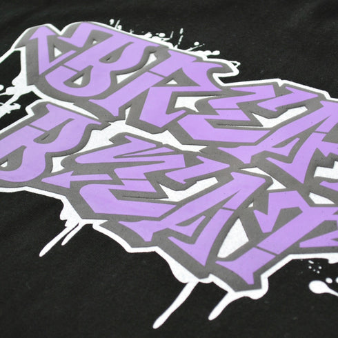 【MODISH GAZE】7.4スーパーヘビーオンス 発泡プリント グラフィック半袖Tシャツ　BREAK BEAT