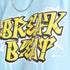 【MODISH GAZE】7.4スーパーヘビーオンス 発泡プリント グラフィック半袖Tシャツ　BREAK BEAT