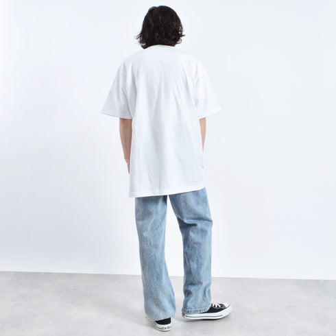 【MODISH GAZE】7.4スーパーヘビーオンス 発泡プリント グラフィック半袖Tシャツ　BREAK BEAT