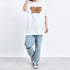 【MODISH GAZE】7.4スーパーヘビーオンス 発泡プリント グラフィック半袖Tシャツ　BREAK BEAT