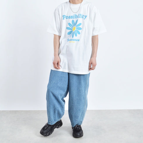 【MODISH GAZE】Possibilityデイジープリント Tシャツ