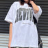 【RGY】REVIVAL 発泡PT ビッグシルエットTシャツ