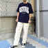 【RGY】REVIVAL 発泡PT ビッグシルエットTシャツ