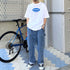 【RGY】DOWNER オーバルロゴ ビッグシルエットTシャツ