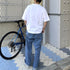 【RGY】DOWNER オーバルロゴ ビッグシルエットTシャツ