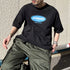 【RGY】DOWNER オーバルロゴ ビッグシルエットTシャツ