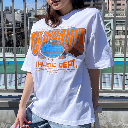 【RGY】CALIFORNIA ビッグシルエットTシャツ