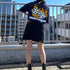 【RGY】ダイス両面プリント ビッグシルエットTシャツ