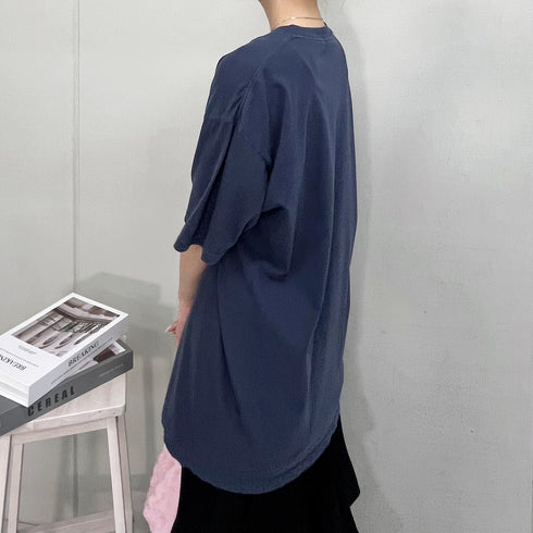 BACK TO NATURE ピグメント加工 ビッグシルエットTシャツ