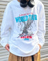 【MODISH GAZE】WORLD TOUR バンド風デザイン裏毛スウェット