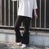 【spiritoso】バックレースアップリブニットパンツ