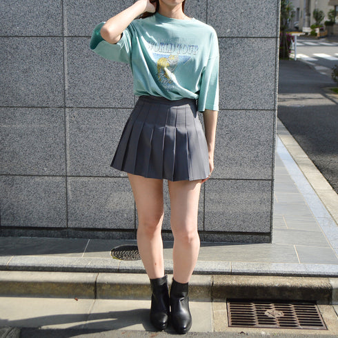 【spiritoso】World TourタイガープリントＴシャツ