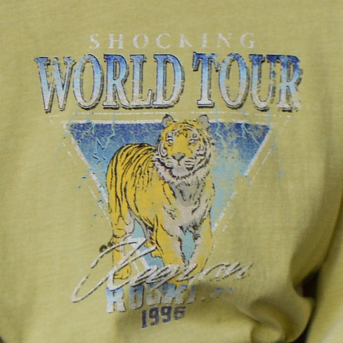 【spiritoso】World TourタイガープリントＴシャツ