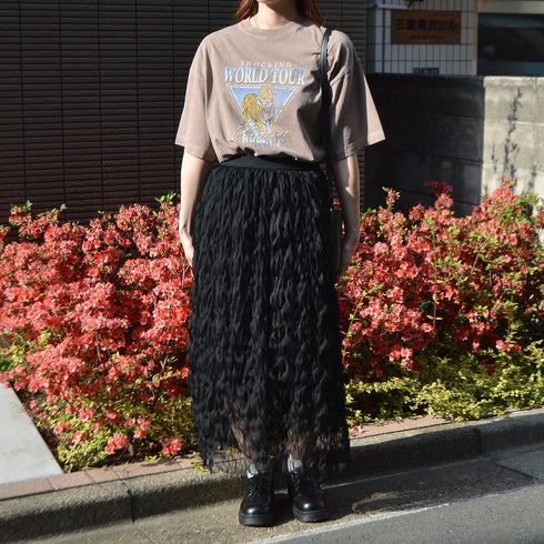 【spiritoso】World TourタイガープリントＴシャツ