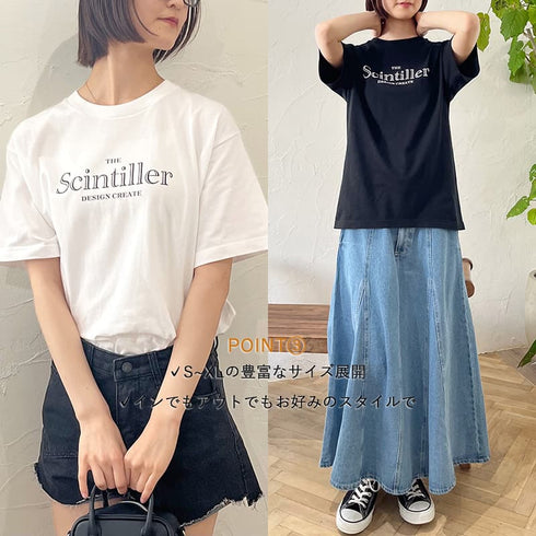 【spiritoso】シンプルロゴアソートTシャツ