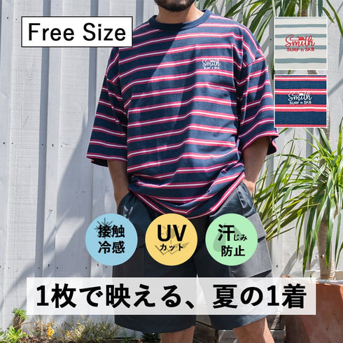 【SUNNY SMITH】 Cool Smith BD Logo Emb SS Tee