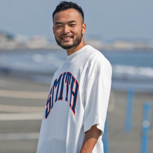 【SUNNY SMITH】 Heavy Smith School Logo SS Tee