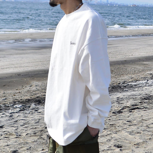 【SUNNY SMITH】11.6ウルトラヘビーオンス Heavy Smith刺繍ロゴTシャツ