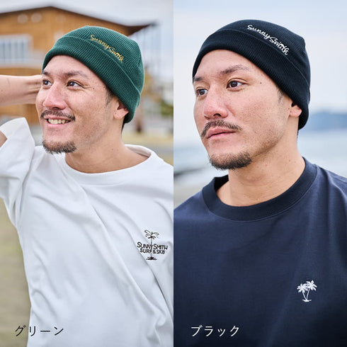 【SUNNY SMITH】 OGロゴ刺繍　ビーニー