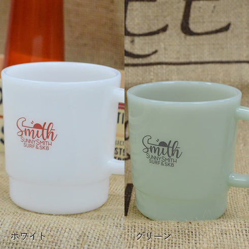 【SUNNY SMITH】 OGロゴ　ヴィンテージ風　マグカップ