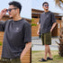 【SUNNY SMITH】 ヤシの木アーチロゴワンポイント刺繍Tシャツ