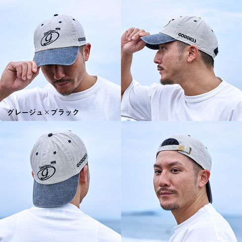 【SUNNY SMITH】 GODDESS embroidery bicolor Cap