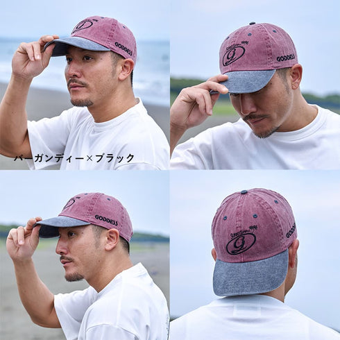 【SUNNY SMITH】 GODDESS embroidery bicolor Cap
