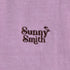 【SUNNY SMITH】ヤシの木ロゴ ワンポイント刺繍 バックプリント ピグメント加工ロングスリーブTシャツ