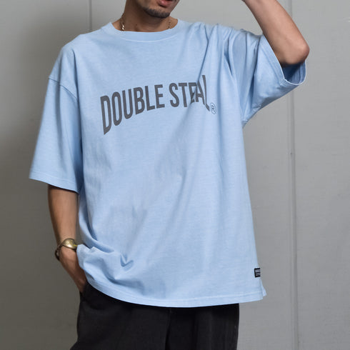 【DOUBLESTEAL】ピグメントアソートロゴ半袖Tシャツ
