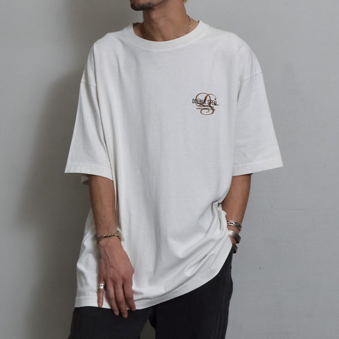 【DOUBLESTEAL】ピグメントアソートロゴ半袖Tシャツ